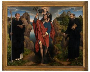 Willem Moreel Triptych'in orta paneli by Hans Memling
