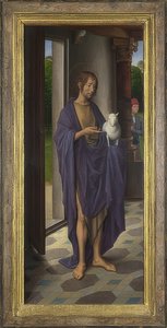 Aziz John the Baptist. 1478 civarında by Hans Memling