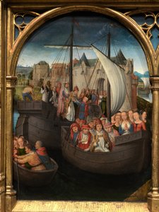 Aziz Ursula Kutsal Emaneti Detayı by Hans Memling