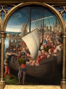 Aziz Ursula Kutsal Emaneti Detayı by Hans Memling