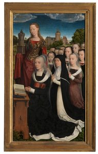 Willem Moreel Üç Parçasının Detayı by Hans Memling