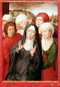 Granada İki Parçası: “Dindar kadınlar ve Aziz John Evangelist” Tablosu Hans Memling (1435/40-1494) 15. yüzyıl Dim 51x36.5 cm Granada, Kraliyet Şapeli by Hans Memling