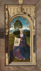Jan Floreins Triptych'in dış paneli by Hans Memling