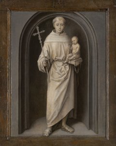 Padovalı Aziz Antuan, 1485-90 by Hans Memling