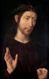Acıların Adamı Kutsaması, 1480-1490 by Hans Memling