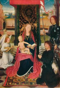 Melekli Bakire ve Çocuk, c1480 by Hans Memling