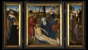 Triptych veya Adrian Reins by Hans Memling