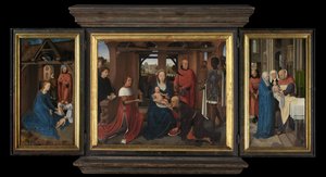 Jan Floreins'in Üç Parçası by Hans Memling