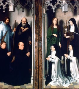 Vaftizci Yahya ve Evangelist Aziz Yahya üçlüsü, 1479 by Hans Memling
