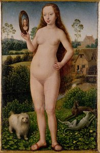 Kibir, Dünyevi Kibir ve İlahi Kurtuluş Üçlüsünden merkez panel, c.1485