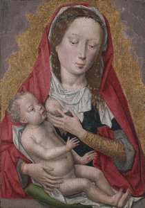 Bakire ve Çocuk, c. 1470-1480. by Hans Memling