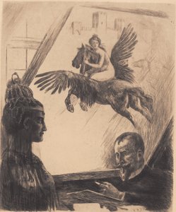 alegorik otoportre by Hans Nikolaj Hansen