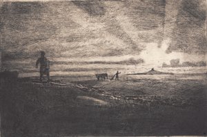 "Çiftçi tarlaya çıkıyor" by Hans Nikolaj Hansen