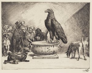kartal ve köpekler by Hans Nikolaj Hansen