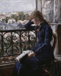 Pencerede. 1881