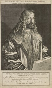 Lucas Kilian tarafından oyulmuş Dürer portresi