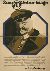 Mareşal Paul von Hindenburg