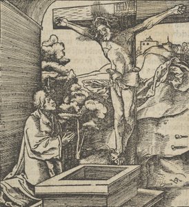 Haç Önünde Dua Eden Bir Adam, Hymmelwagen auff dem, wer wol Leben..., 1517