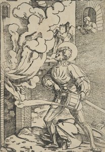 Aziz Florian saldırısı. by Hans Schäufelein the Elder