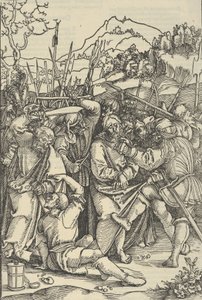 Rabbimiz İsa Mesih'in Tutkusu Aynasından Mesih'in Tutuklanması, 1507 by Hans Schäufelein the Elder