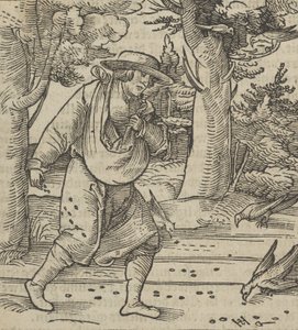Ekicinin Tohumlarını Yiyen Kuşlar, Hymmelwagen auff dem, wer wol Leben..., 1517