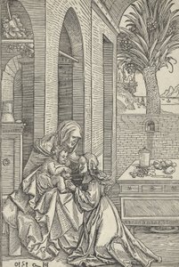 Aziz Anne ile Bakire ve Çocuk, 1510. by Hans Schäufelein the Elder