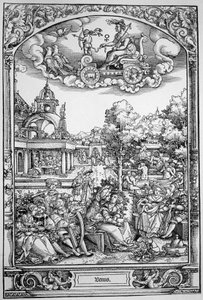 Venüs (ahşap oyma) by Hans Sebald (School of) Beham