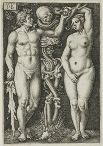Adem ve Havva by Hans Sebald Beham