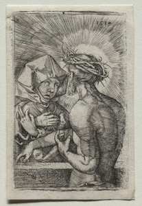 İsa ve Bakire by Hans Sebald Beham