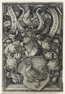 Penisli Arması, 1543 (kağıt üzerine gravür) by Hans Sebald Beham