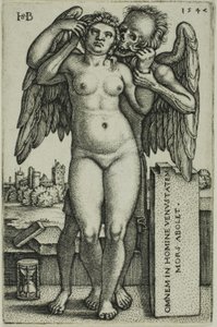 Ölüm ve Kız by Hans Sebald Beham