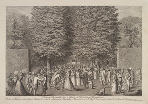 Parti yapan çiftçiler (Mayıs ve Haziran) by Hans Sebald Beham