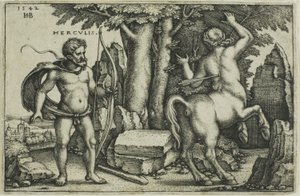 Herkül ve Nessus by Hans Sebald Beham