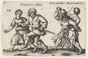 Mayıs ve Haziran by Hans Sebald Beham