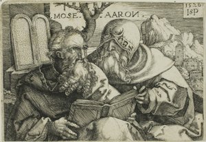 Musa ve Harun by Hans Sebald Beham