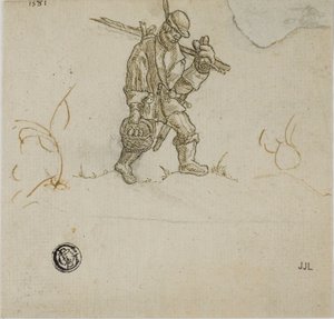 Köylü Taşıma Kovası by Hans Sebald Beham