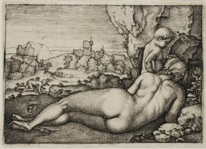Aziz John Chrysostomus'un Kefareti by Hans Sebald Beham