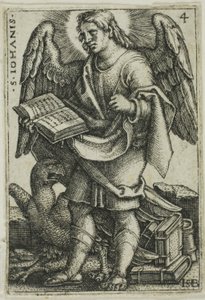 Dört Evangelistten Aziz John by Hans Sebald Beham