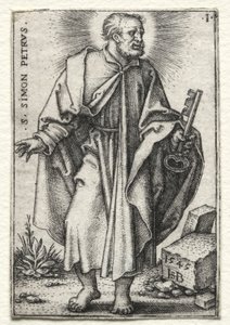 Aziz Simon Peter by Hans Sebald Beham