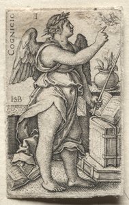 Tanrı Bilgisi ve Yedi Ana Erdem: Tanrı Bilgisi - Cognicio. by Hans Sebald Beham