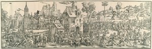 Büyük Köy Fuarı by Hans Sebald Beham