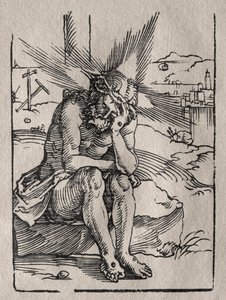 Acıların Adamı by Hans Sebald Beham