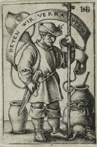pazar köylüsü by Hans Sebald Beham