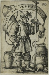 pazar köylüsü by Hans Sebald Beham