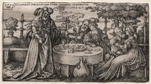 Müsrif Oğul: Servetini Boşa Harcamak by Hans Sebald Beham