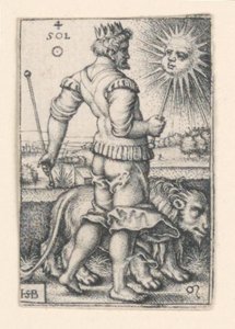 Yedi Gezegenden Güneş by Hans Sebald Beham