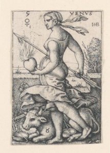 Yedi Gezegenden Venüs by Hans Sebald Beham