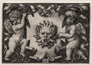 Mascaron ile Vinyet by Hans Sebald Beham