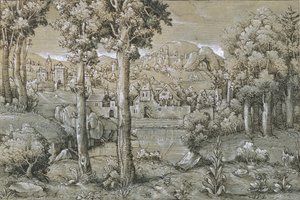 Hayali Manzara, 1543. by Hans Sebald Lautensack