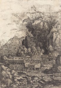 Su Değirmeni ile Manzara, 1553.